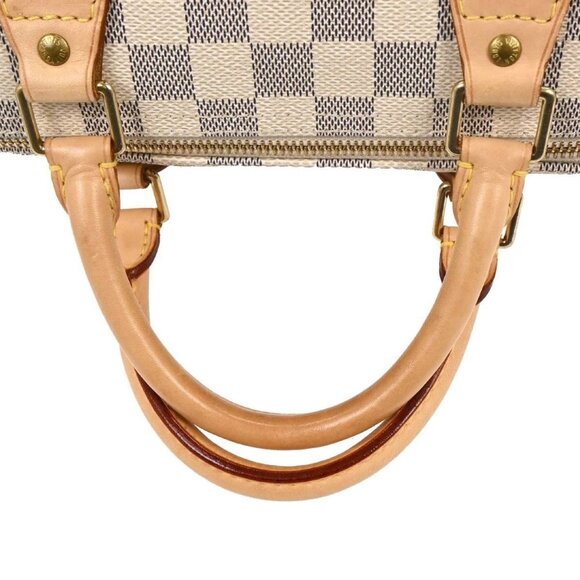 Louis Vuitton Damier Azur Speedy 30 Handbag N41533 SP0067 125378 - Picture 3 of 10